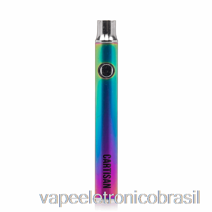 Vape Vaporesso Cartisan Botão Vv 350 510 Bateria Arco-íris